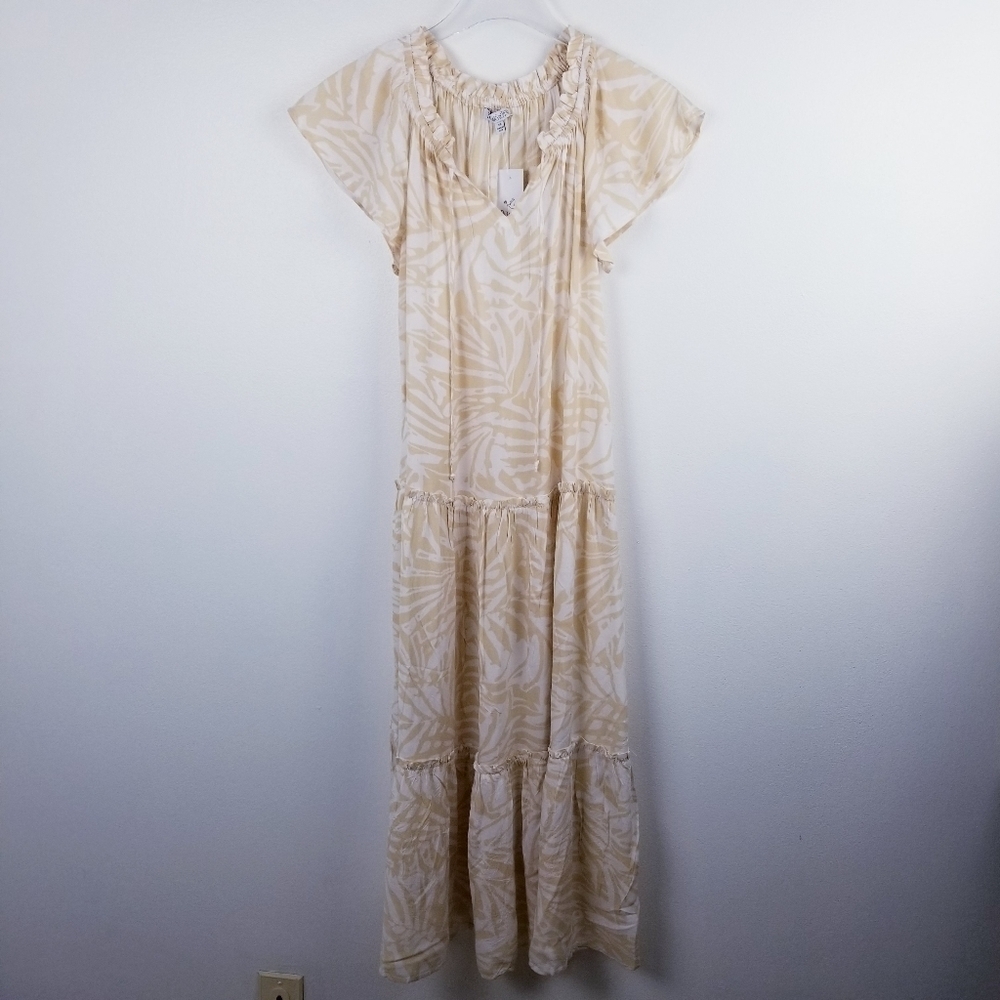 Patrons of Peace Tiered Maxi Dress NWT size XS